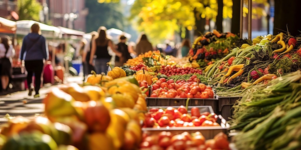 farmers market stand